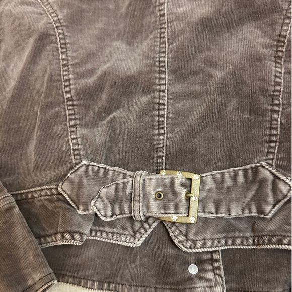 BANDOLINDOBLU BROWN CORDUROY JACKET PL - Picture 9 of 13